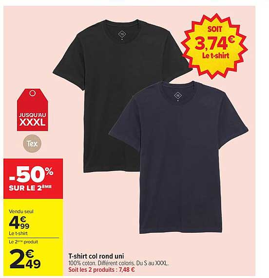 -50% SUR LE 2ÈME