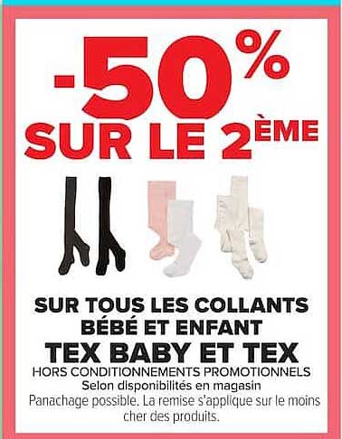 -50% SUR LE 2ÈME