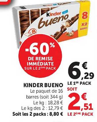 -60% DE REMISE IMMÉDIATE SUR LE 2ÈME PACK