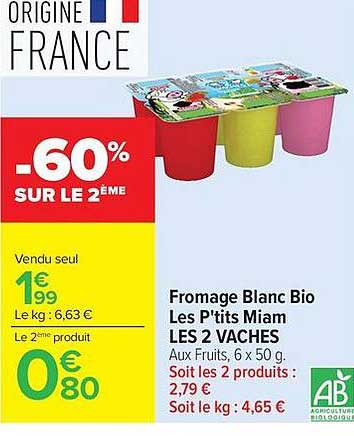 -60% SUR LE 2ÈME