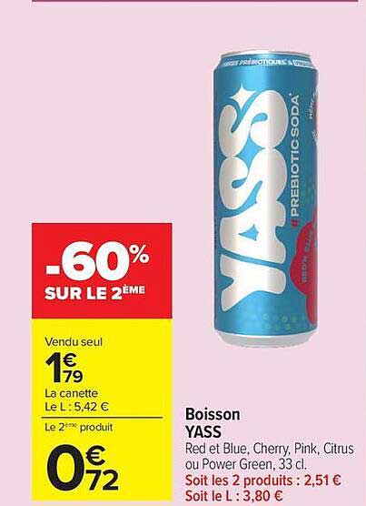 -60% SUR LE 2ÈME