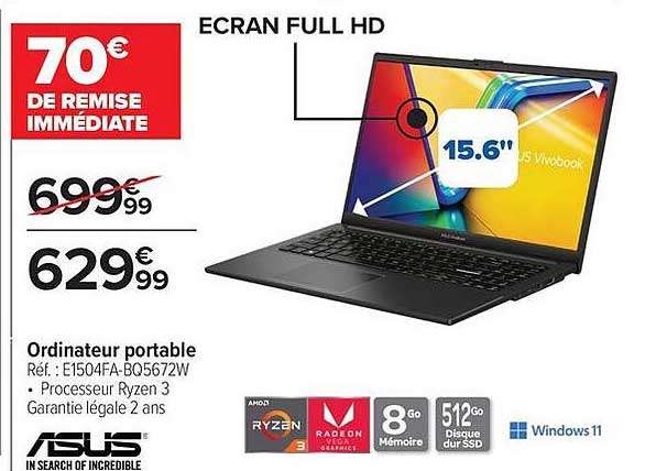 70€ DE REMISE IMMÉDIATE