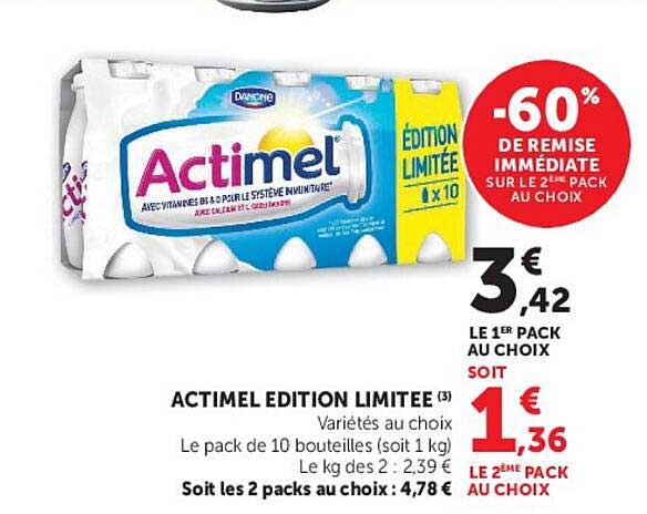 ACTIMEL EDITION LIMITEE