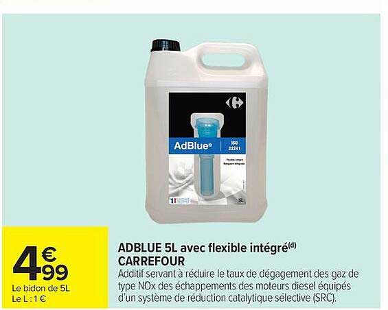 ADBLUE 5L avec flexible intégré(d) CARREFOUR