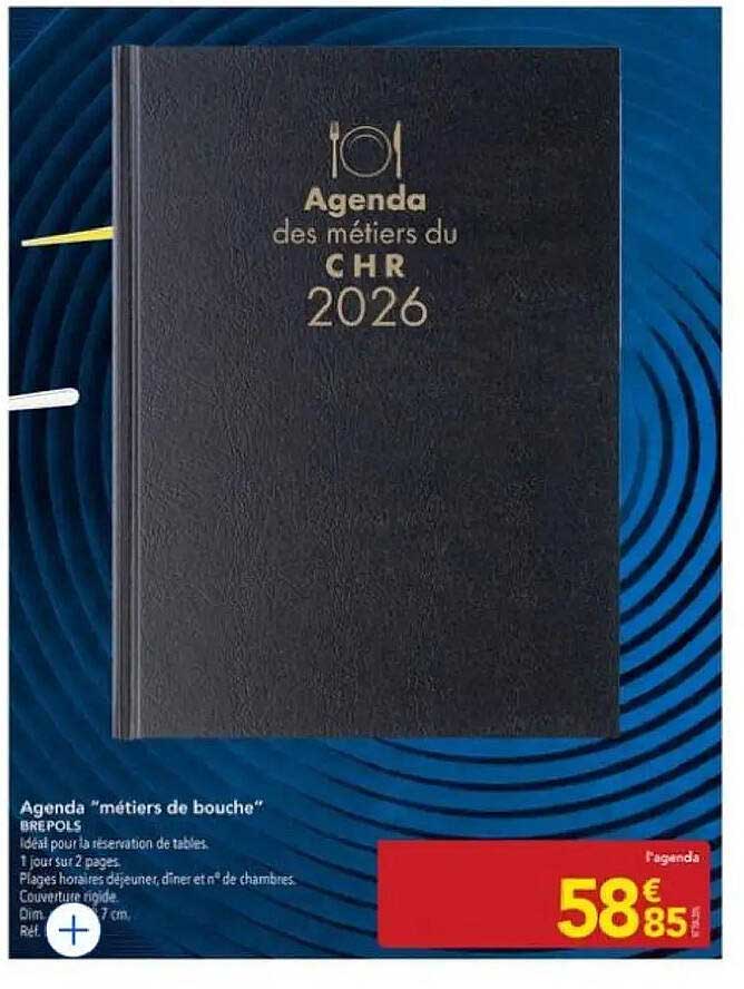 Agenda “métiers de bouche”