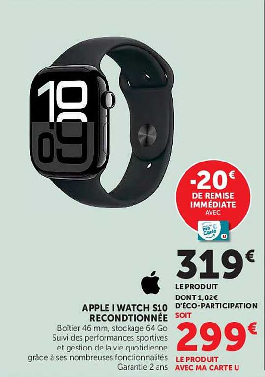 APPLE I WATCH S10 RECONDITIONNÉE