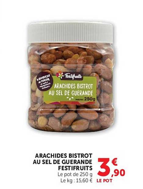 ARACHIDES BISTROT AU SEL DE GUERANDE FESTIFRUITS