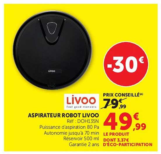 ASPIRATEUR ROBOT LIVOO