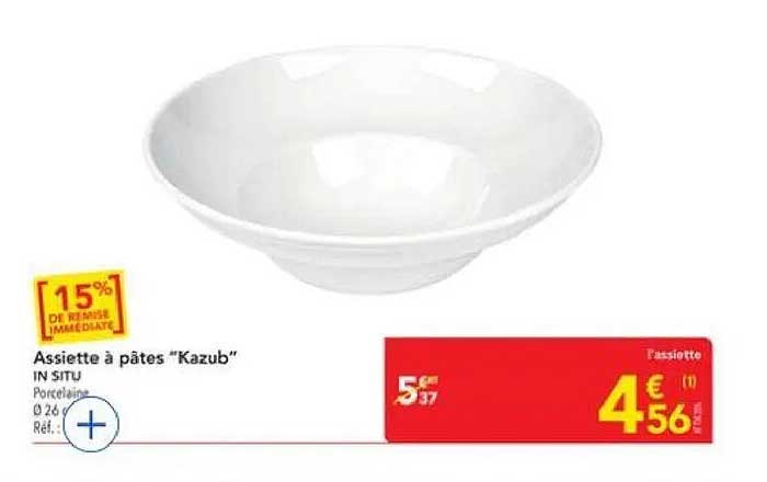 Assiette à pâtes “Kazub”
