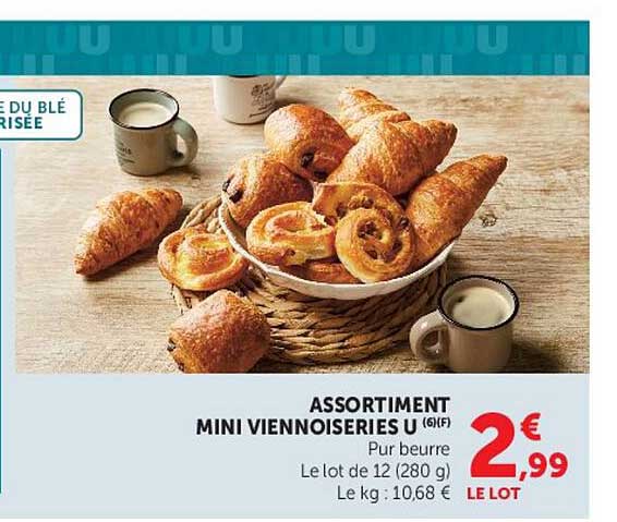 ASSORTIMENT MINI VIENNOISERIES U (6)(F)