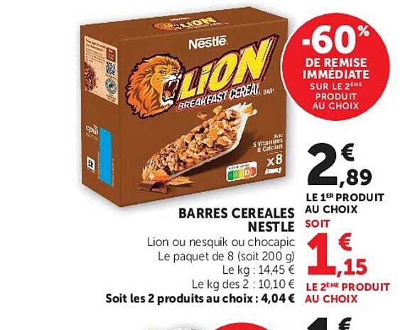 BARRES CEREALES NESTLE
