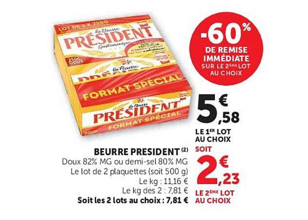 BEURRE PRESIDENT