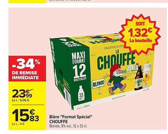 Bière "Format Spécial" CHOUFFE
