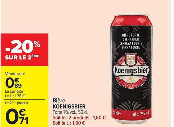 Bière KOENIGSBIER