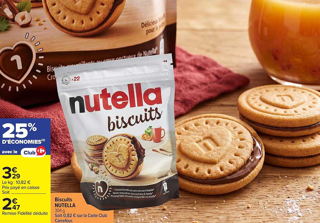Biscuits NUTELLA 304 g