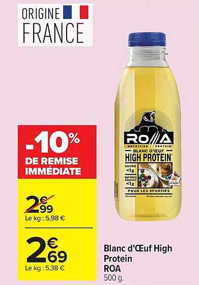 Blanc d'Oeuf High Protein ROA 500 g