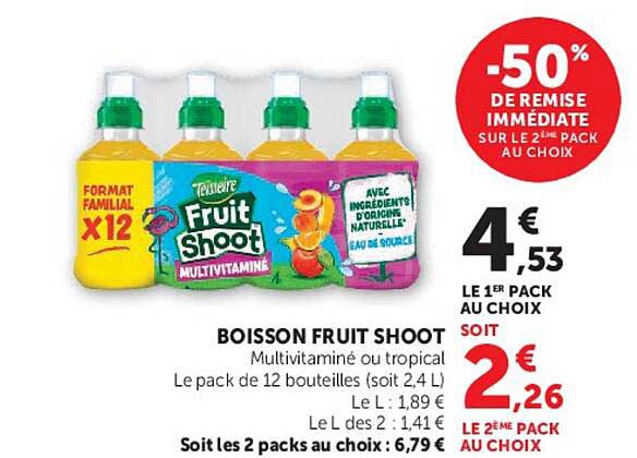 BOISSON FRUIT SHOOT