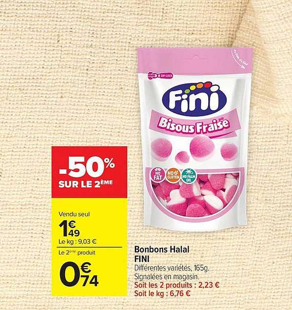 Bonbons Halal FINI