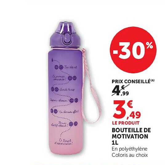 BOUTEILLE DE MOTIVATION 1L