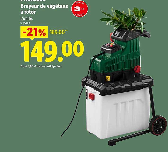 Broyer de végétaux à rotor