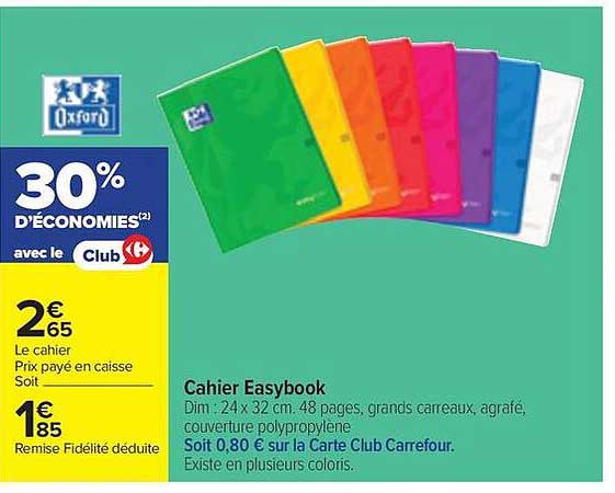 Cahier Easybook