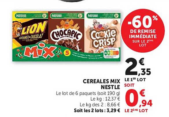 CEREALES MIX NESTLE