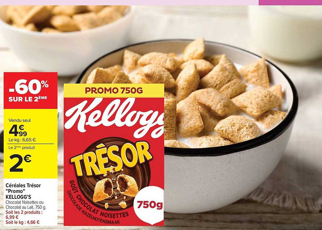 Céréales Trésor "Promo" KELLOGG'S