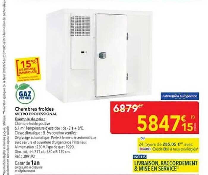 Chambres froides METRO PROFESSIONAL