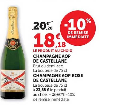 CHAMPAGNE AOP DE CASTELLANE