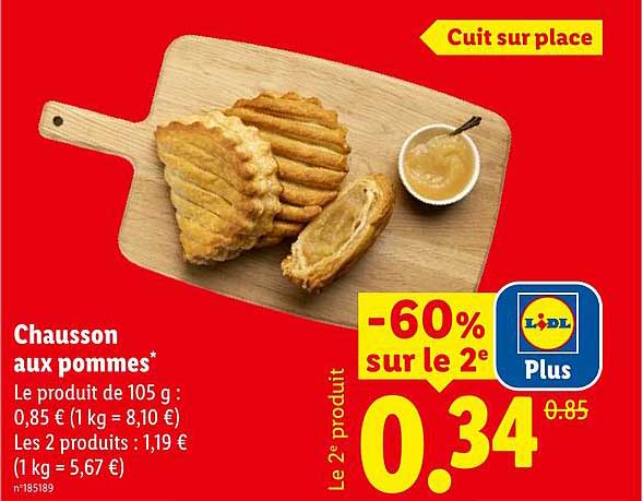 Chausson aux pommes*