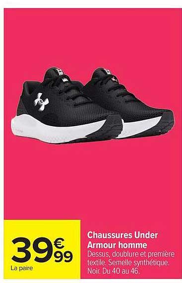 Chaussures Under Armour homme