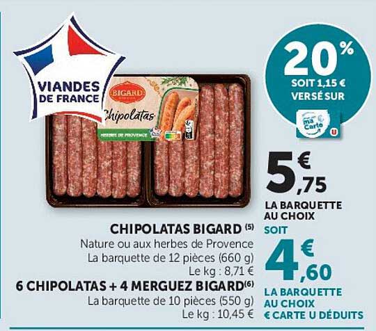 CHIPOLATAS BIGARD