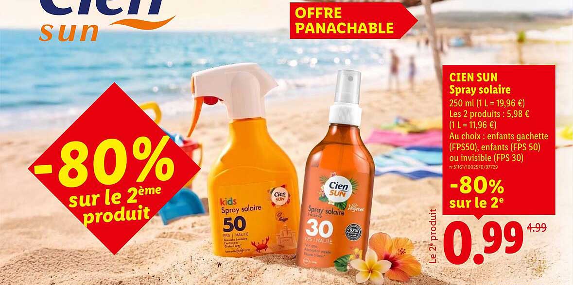 CIEN SUN Spray solaire
