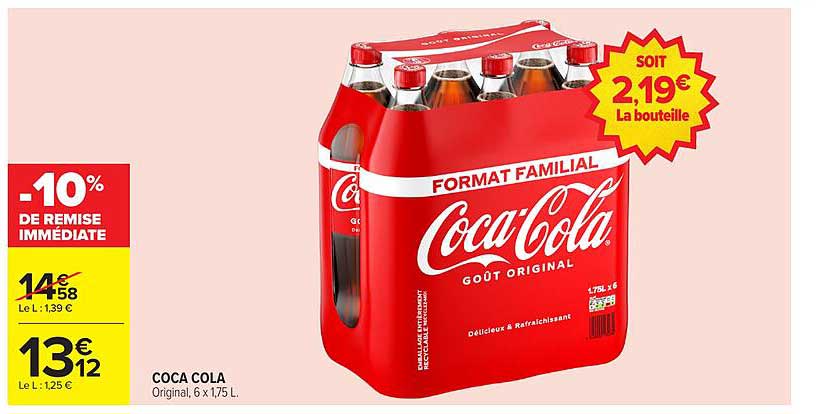 COCA COLA Original, 6 x 1,75 L