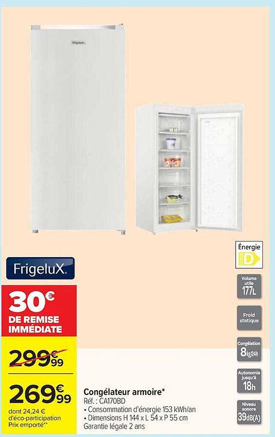 Congélateur armoire*