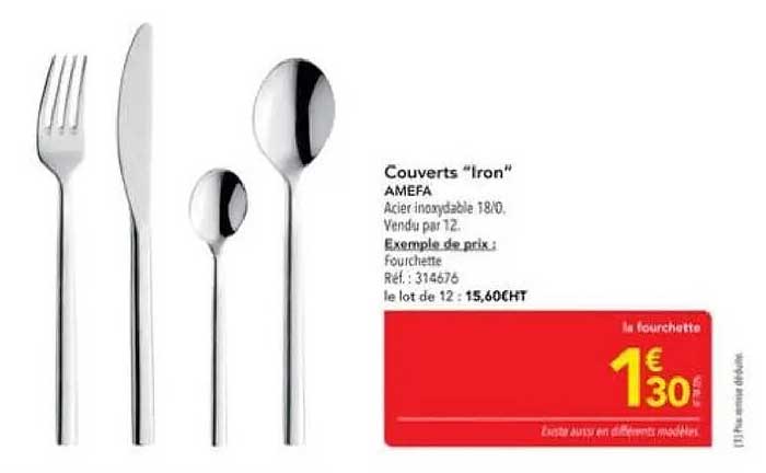 Couverts “Iron”
