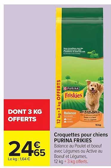 CROQUETTES POUR CHIENS PURINA FRIKIES