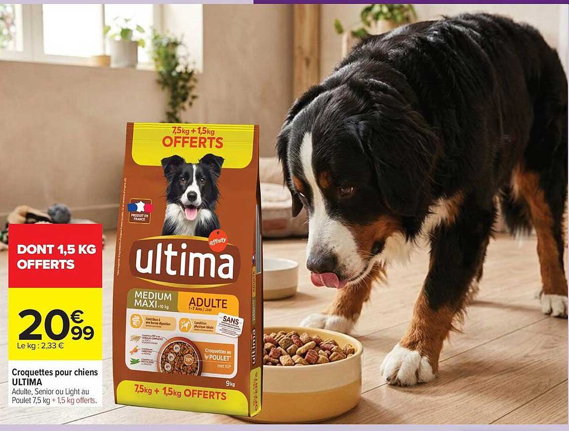 Croquettes pour chiens ULTIMA