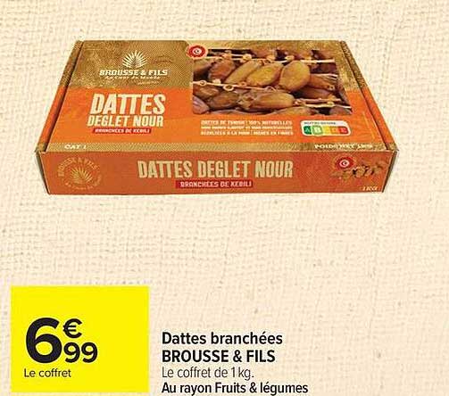 Dattes branchées BROUSSE & FILS
