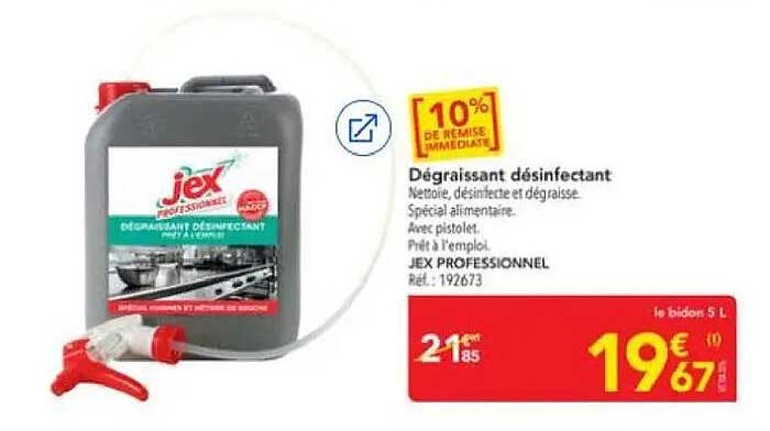 Dégraissant désinfectant