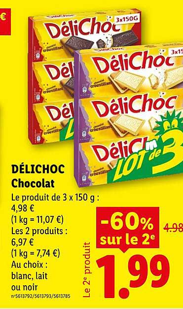 DÉLICHOC Chocolat
