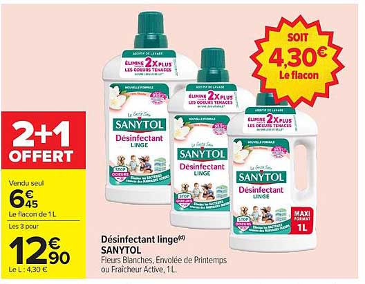Désinfectant linge SANYTOL