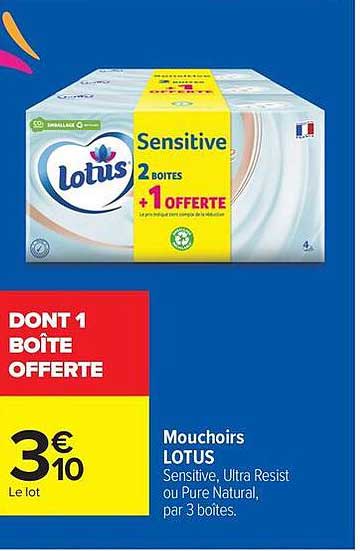 DONT 1 BOÎTE OFFERTE