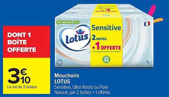 DONT 1 BOÎTE OFFERTE