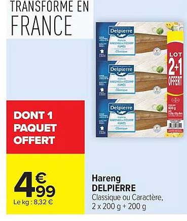 DONT 1 PAQUET OFFERT