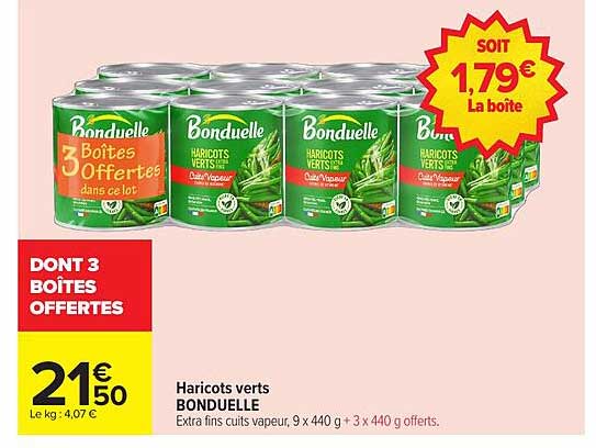 DONT 3 BOÎTES OFFERTES