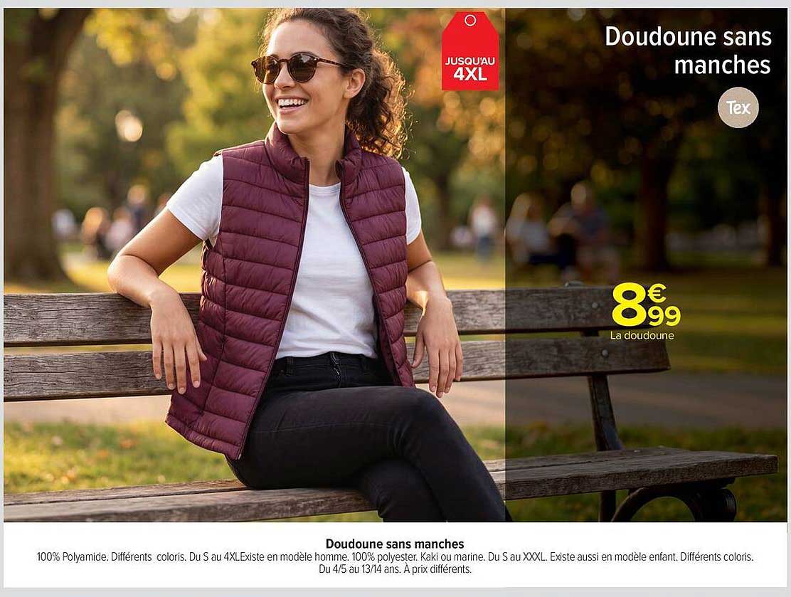 Doudoune sans manches