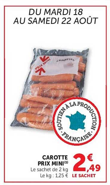 DU MARDI 18 AU SAMEDI 22 AOÛT