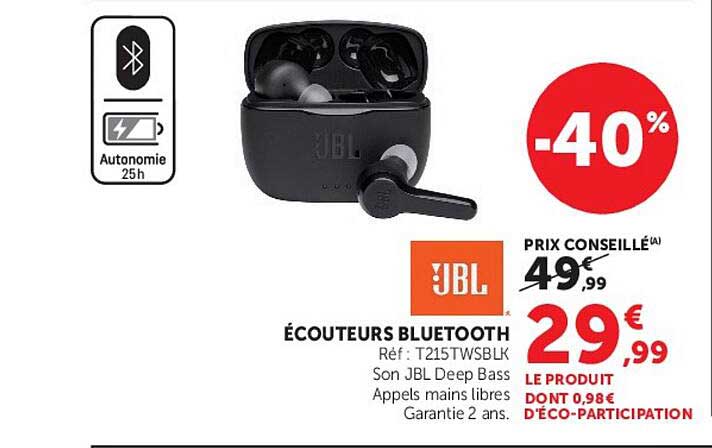 ÉCOUTEURS BLUETOOTH