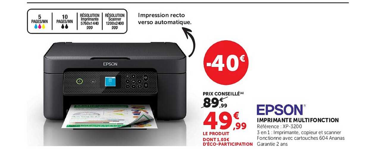 EPSON IMPRIMANTE MULTIFONCTION